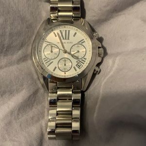 Silver micheal kors watch